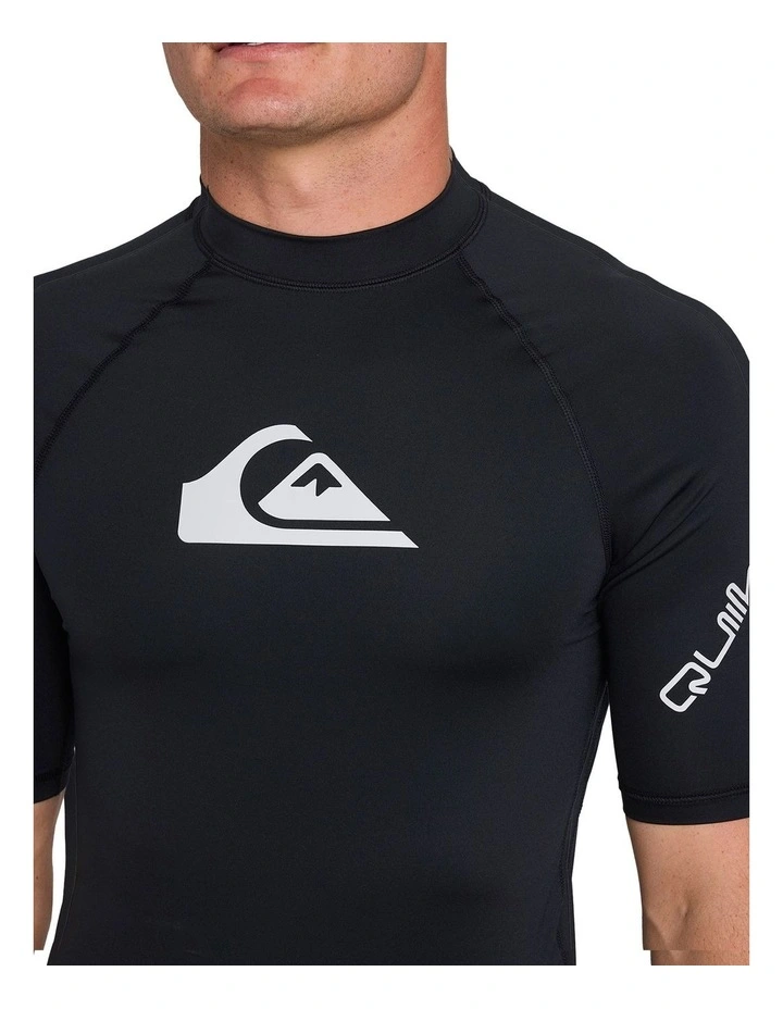 All Time Short Sleeve Rashguard in Black image 4