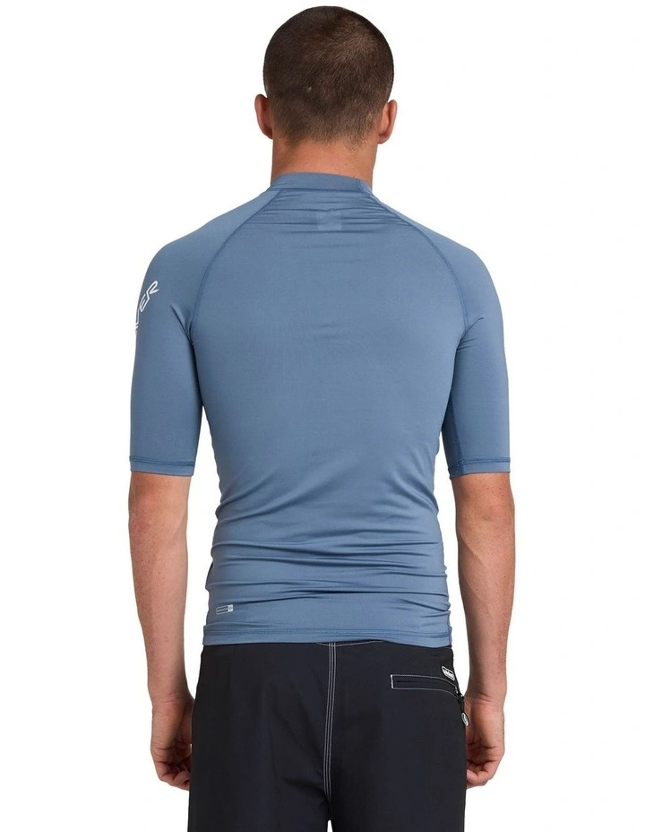 All Time Short Sleeve Rashguard in Blue image 2