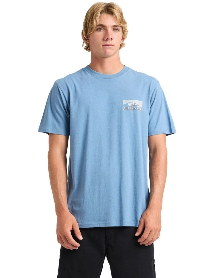 Boxed Out T-shirt in Blue image 1