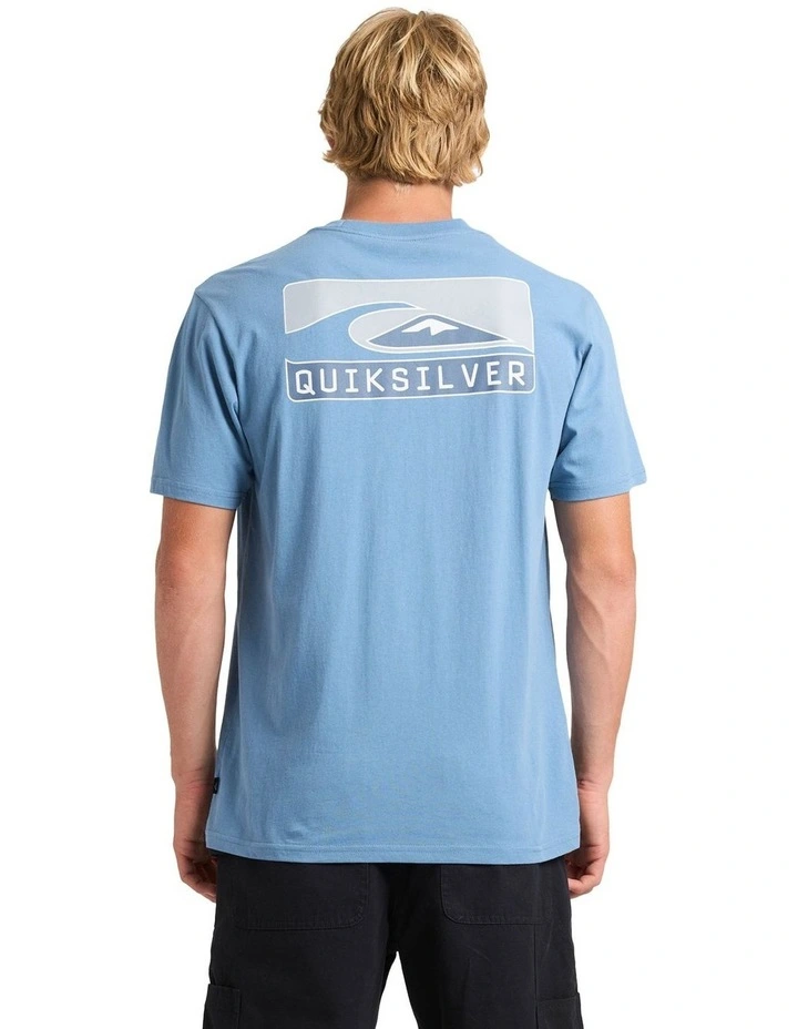 Boxed Out T-shirt in Blue image 2