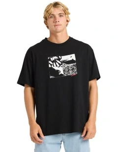 Montage T-shirt in Black