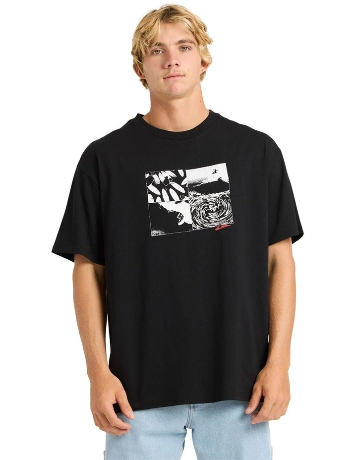 Montage T-shirt in Black image 1
