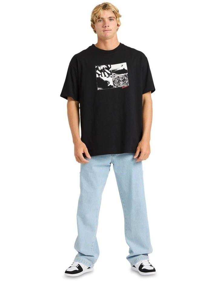 Montage T-shirt in Black image 5