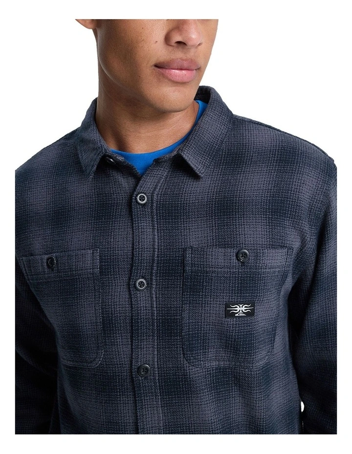 Shady Times Long Sleeve Shirt in Black image 4
