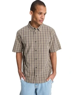 Stonetown Short Sleeve Shirt in Brown