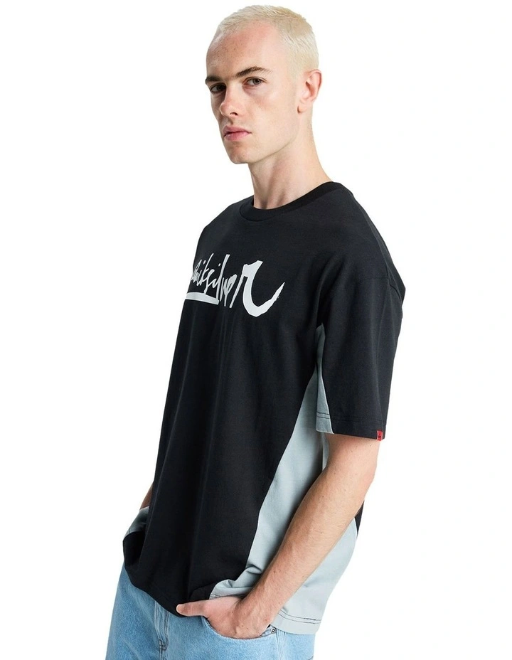 YG Lazer T-Shirt in Black image 3