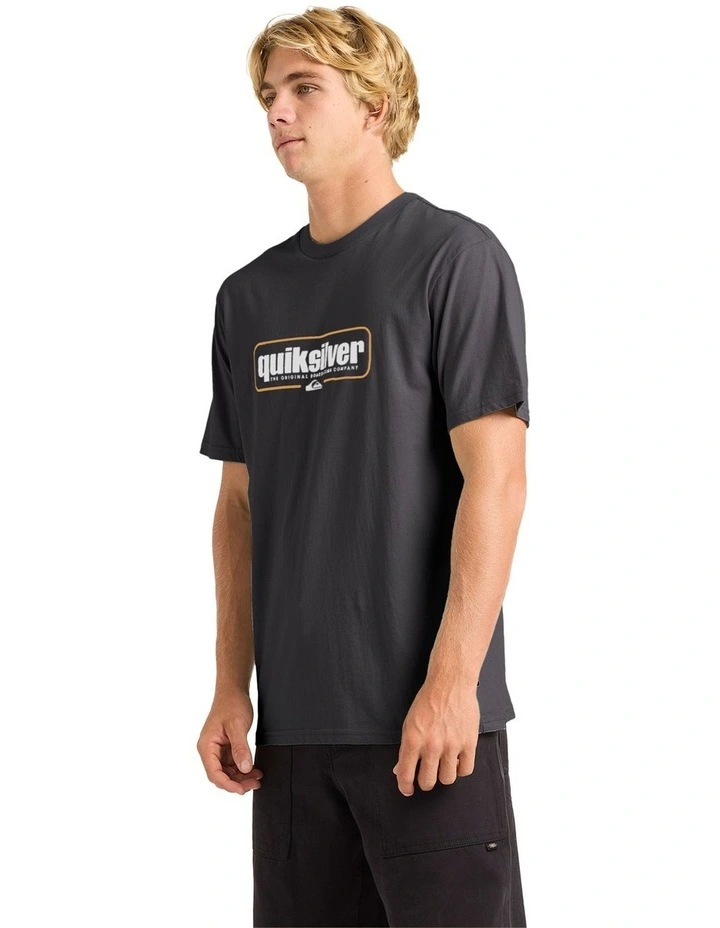 Retro Box T-shirt in Black image 3