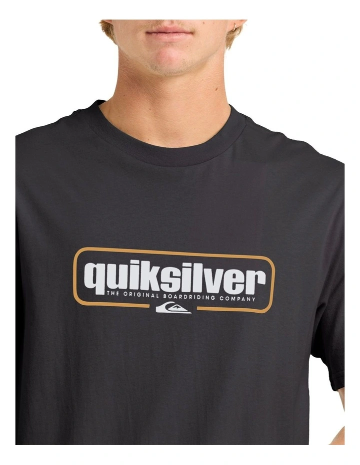 Retro Box T-shirt in Black image 4