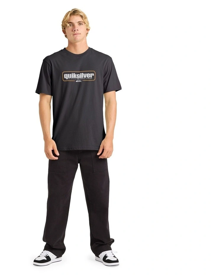 Retro Box T-shirt in Black image 5