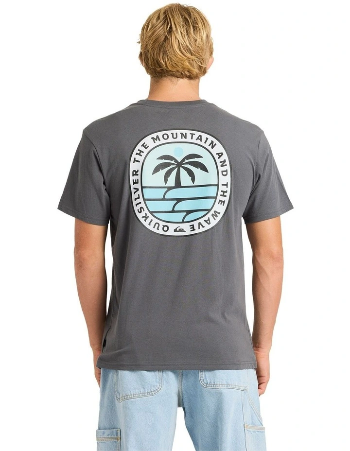 One Palm T-shirt in Grey image 2
