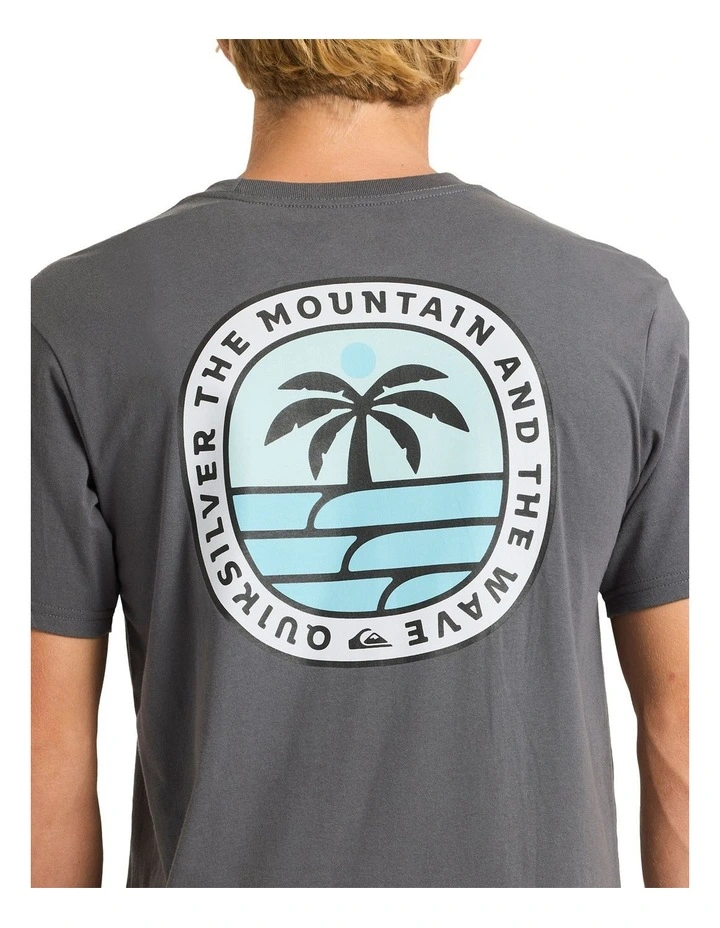 One Palm T-shirt in Grey image 4