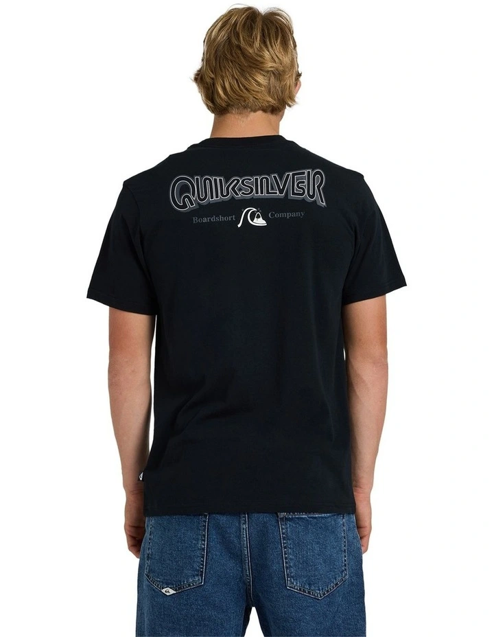 Retro Arch T-Shirt in Black image 2