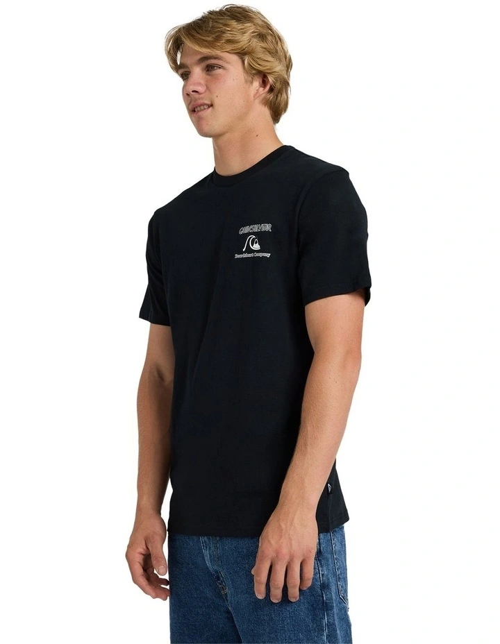 Retro Arch T-Shirt in Black image 3