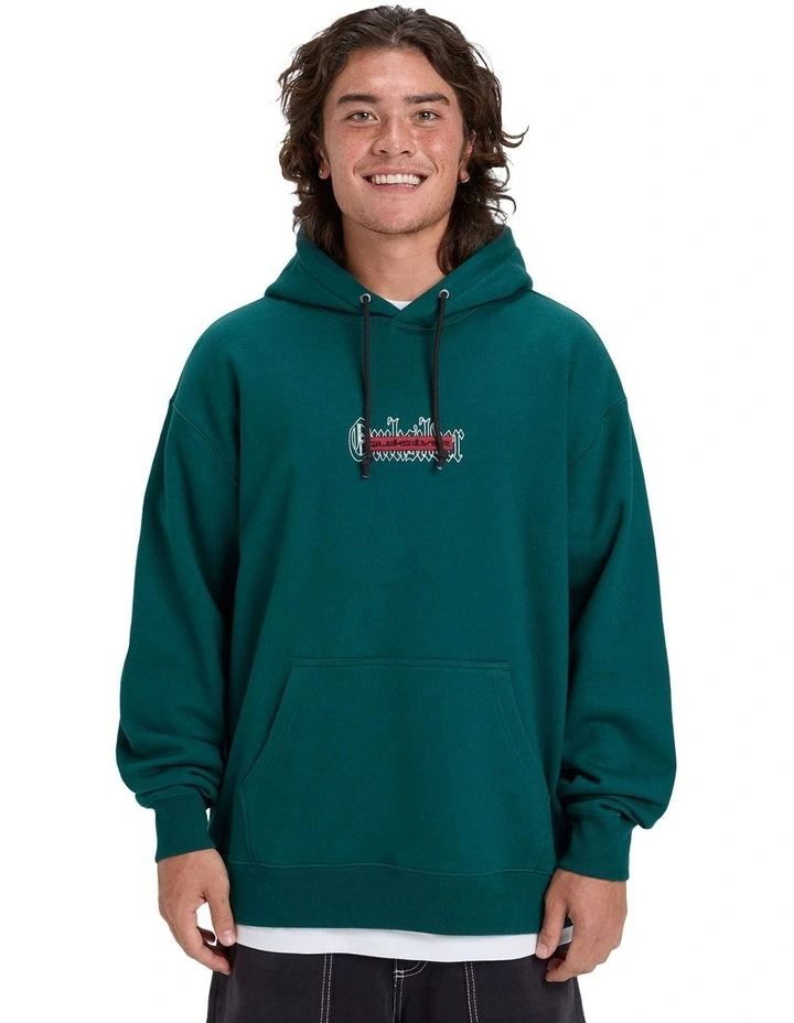 Double Up Pullover Hoodie in Green image 1