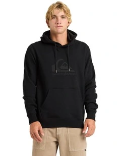 Comp Logo Pullover Hoodie in Black