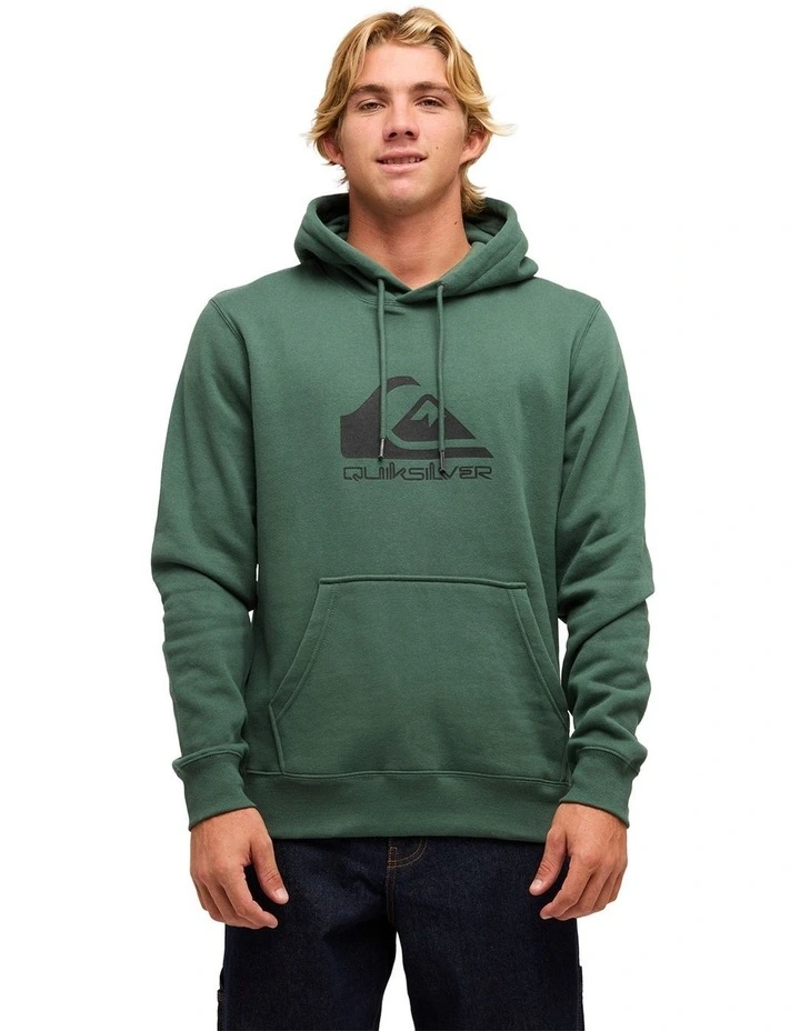Comp Logo Pullover Hoodie in Green image 1
