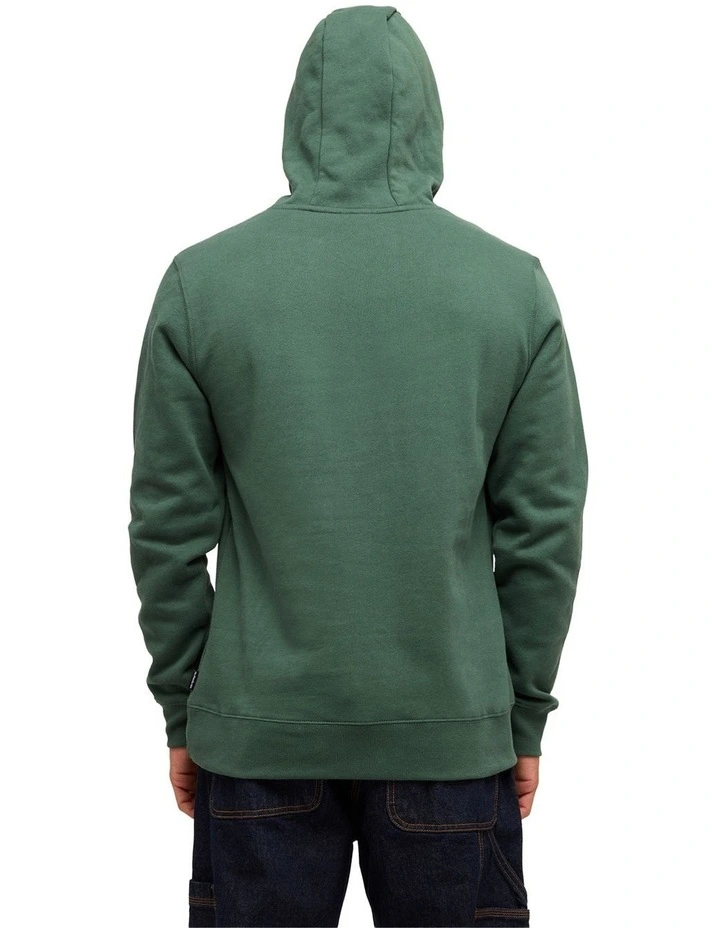 Comp Logo Pullover Hoodie in Green image 2