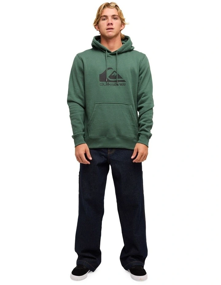 Comp Logo Pullover Hoodie in Green image 5