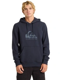Comp Logo Pullover Hoodie in Dark Navy