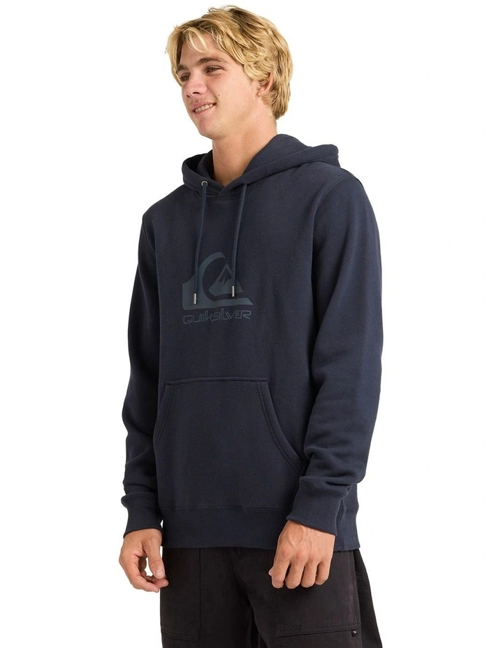 Comp Logo Pullover Hoodie in Dark Navy image 3