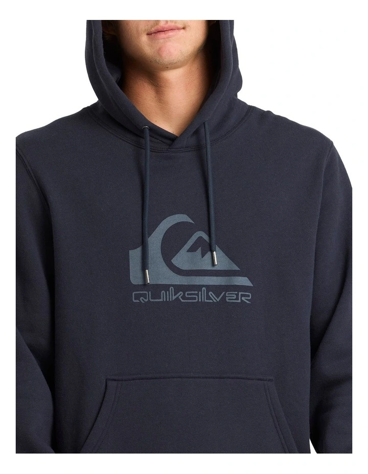 Comp Logo Pullover Hoodie in Dark Navy image 4