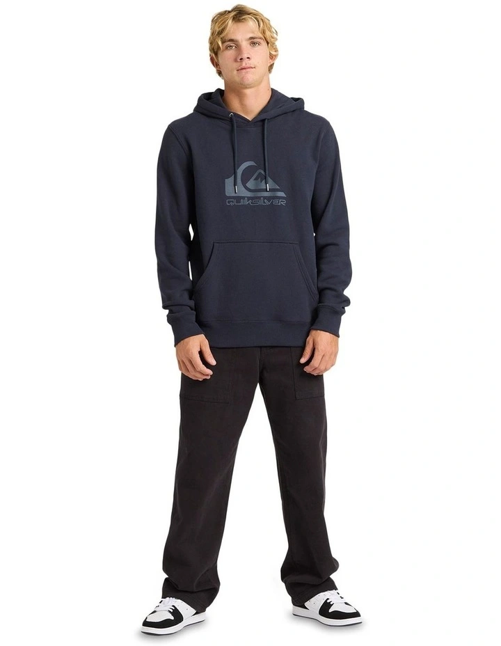 Comp Logo Pullover Hoodie in Dark Navy image 5