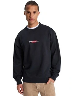 Mercury Trident Crew Neck Tee in Black