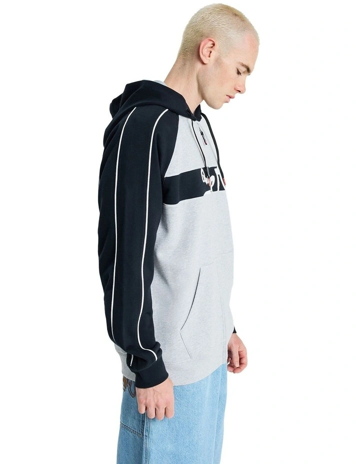 YG Operator Zip Up Hoodie in Grey image 3