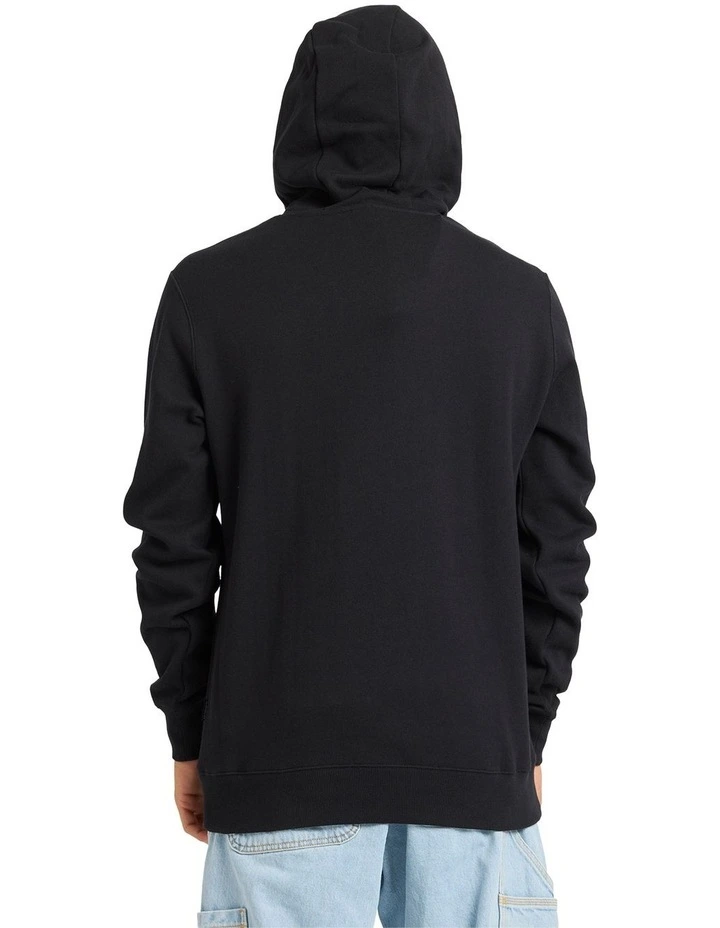 Channel Fix Pullover Hoodie in Black image 2