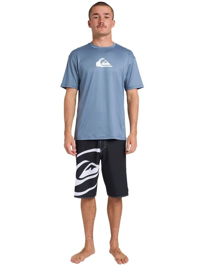 Solid Streak Short Sleeve Id T-shirt in Blue image 5