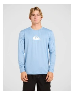 Solid Streak Long Sleeve Surf Shirt