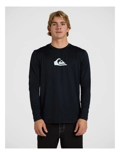 Solid Streak Long Sleeve Surf Shirt