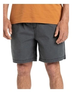 Taxer Walkshort in Black