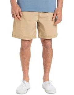 Taxer Walk Shorts in Beige
