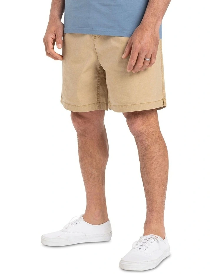 Taxer Walk Shorts in Beige image 3