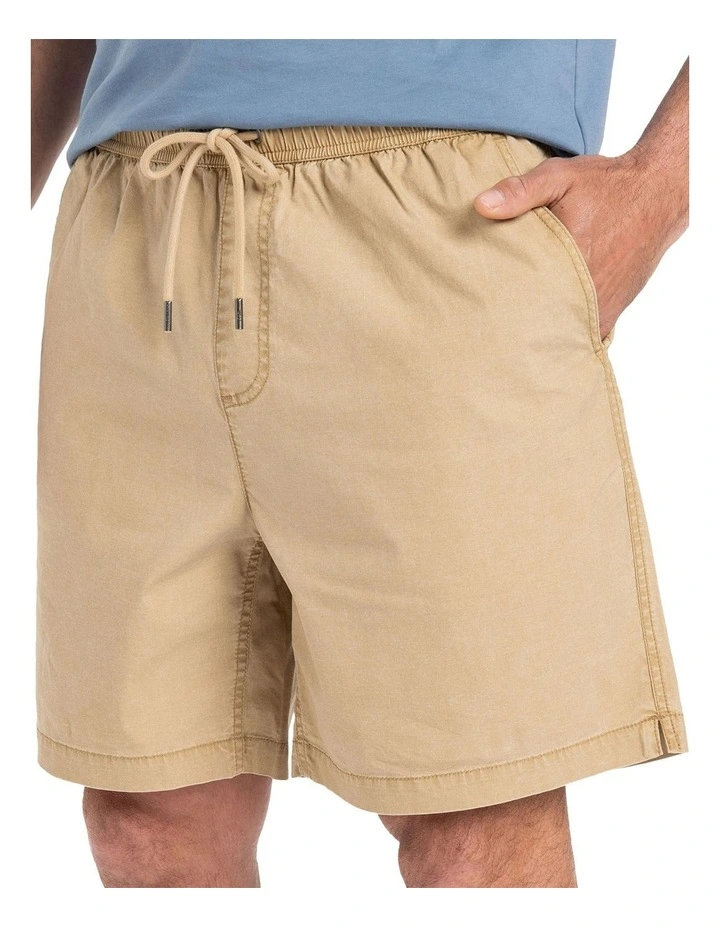 Taxer Walk Shorts in Beige image 4