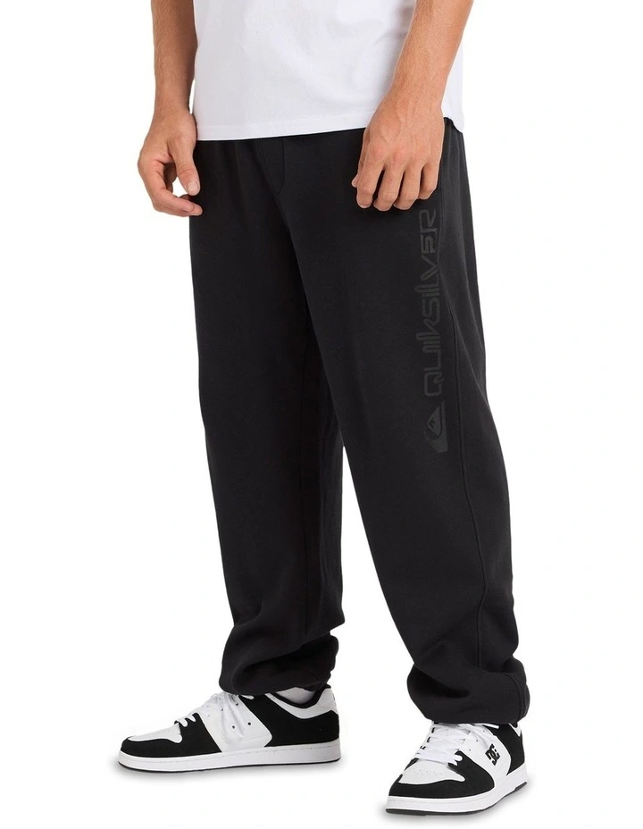 Graphic Track Pant in Black image 3
