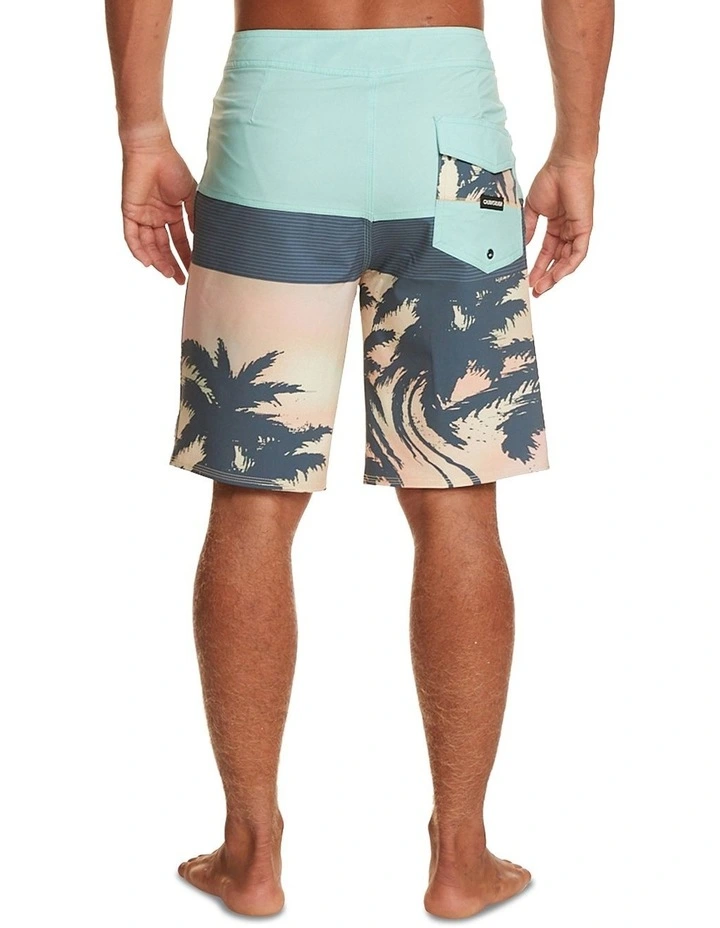 Surf Silk Panel Boardshorts in Pastel Turquoise image 3
