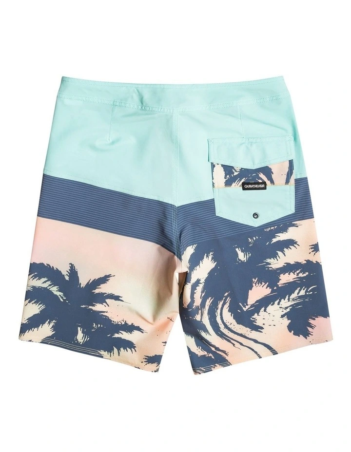 Surf Silk Panel Boardshorts in Pastel Turquoise image 5