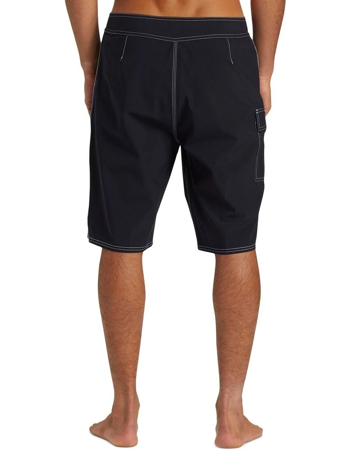 Saturn Solid 21 Boardshort in Black image 2