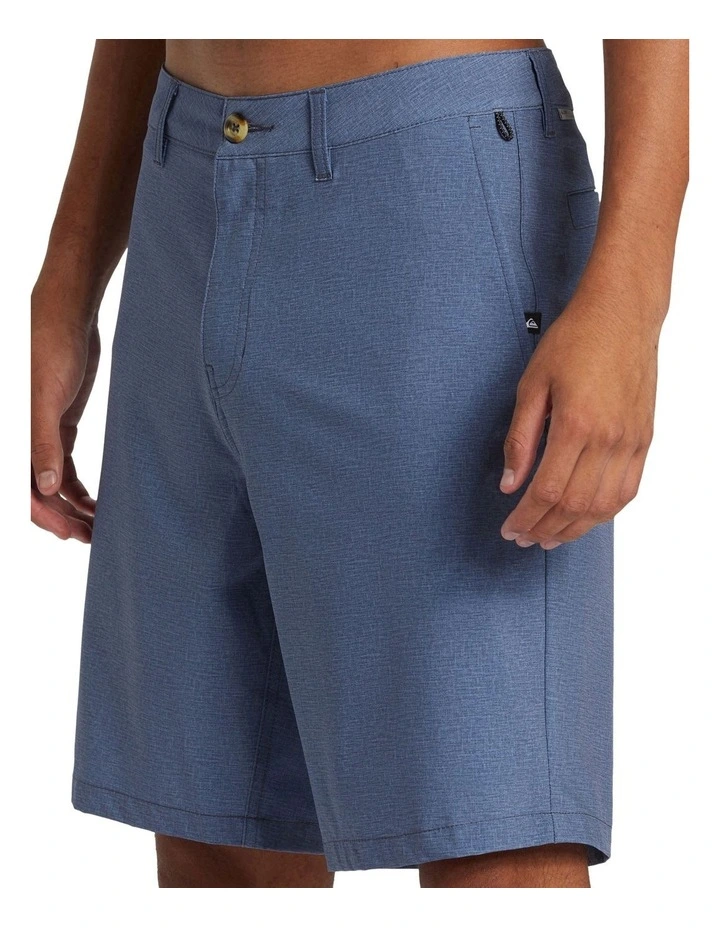 Union Heather Amphibian 20 Hybrid Shorts in Vintage Indigo image 3