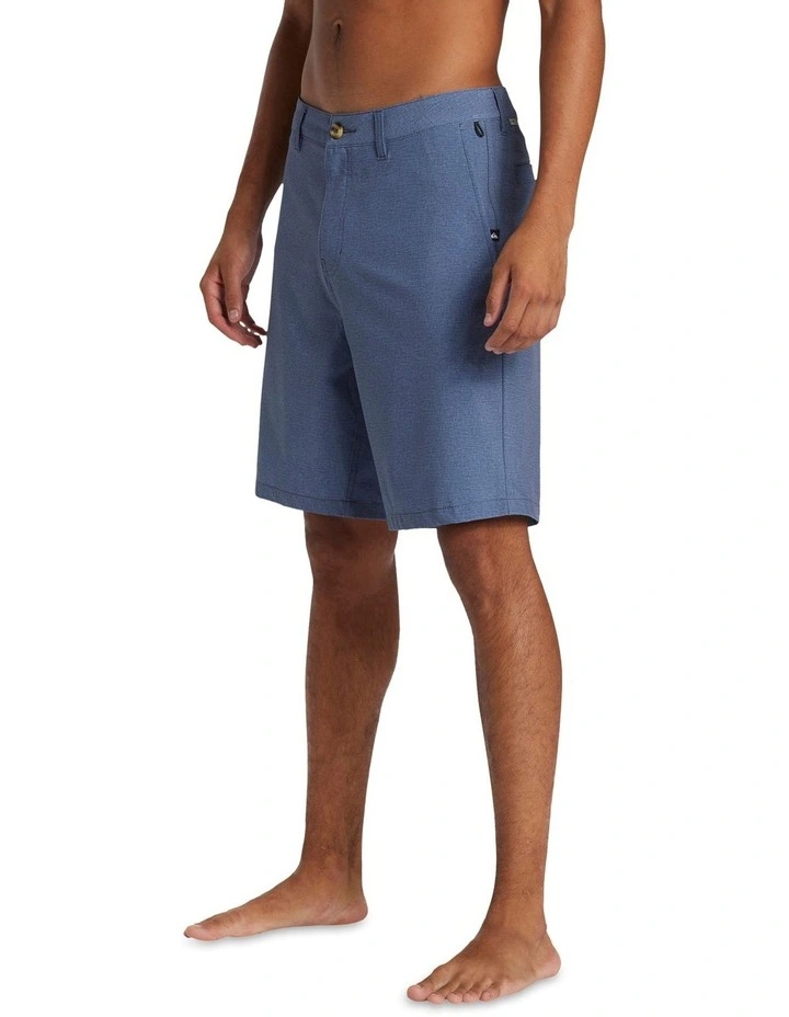 Union Heather Amphibian 20 Hybrid Shorts in Vintage Indigo image 4