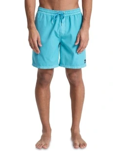 Surfwash 17 Inch Swim Shorts in Aqua Blue