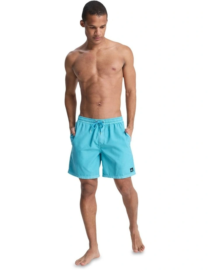 Surfwash 17 Inch Swim Shorts in Aqua Blue image 5
