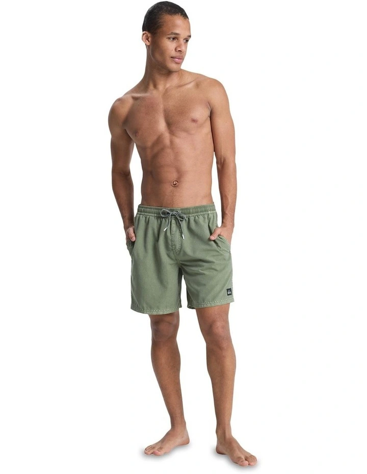 Surfwash 17 Inch Swim Shorts in Green image 5