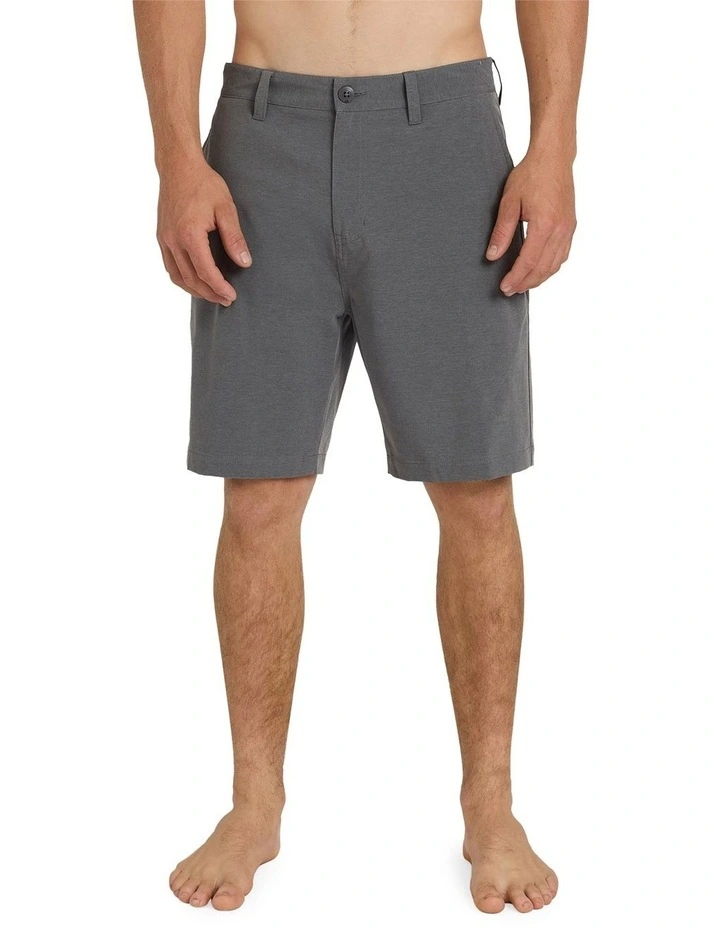 Union Heather Amphibian 19 Hybrid Shorts in Black Heather image 1