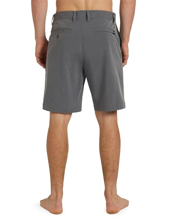 Union Heather Amphibian 19 Hybrid Shorts in Black Heather image 2