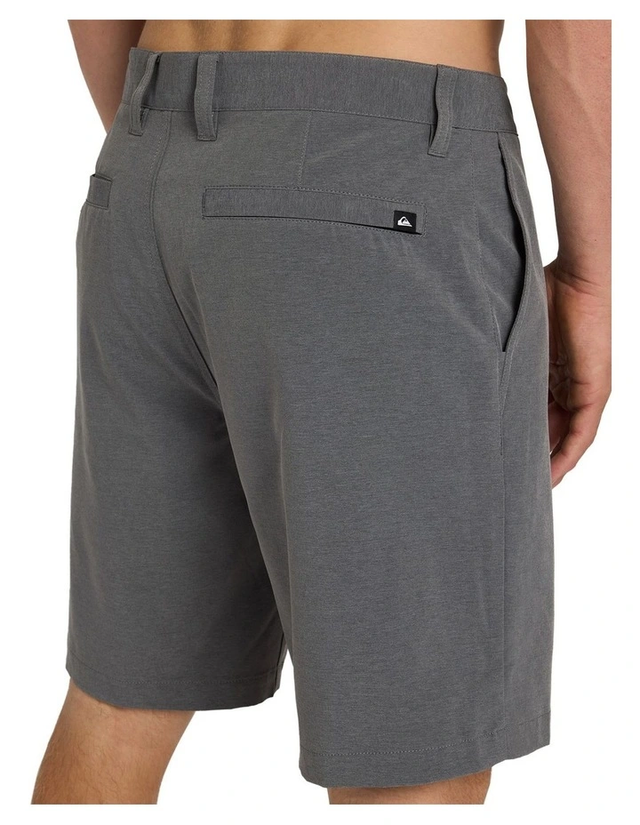 Union Heather Amphibian 19 Hybrid Shorts in Black Heather image 4