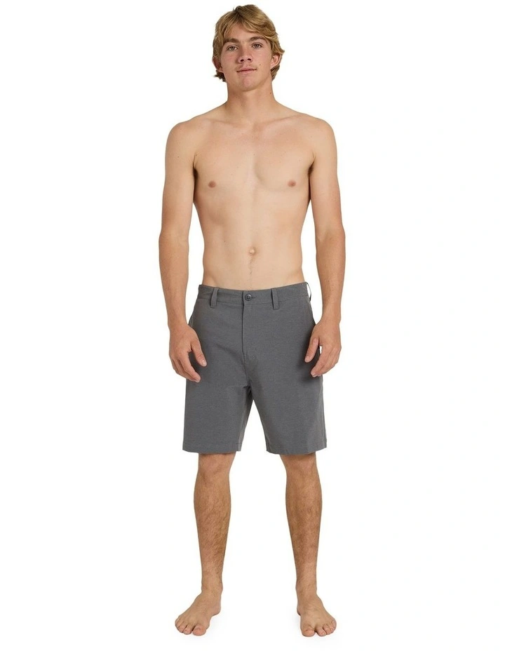 Union Heather Amphibian 19 Hybrid Shorts in Black Heather image 5