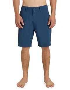 Union Amphibian 20 Hybrid Shorts in Dark Denim